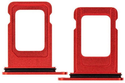 SPAREWARE Sim Card Tray(Compatible With APPLE IPHONE 12 RED)