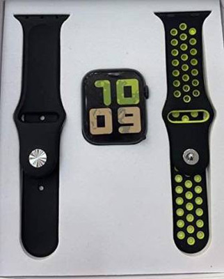 NKL Smartwatch 065 Watch Series 7 Bluetooth Smartwatch(Black Strap, FREE)