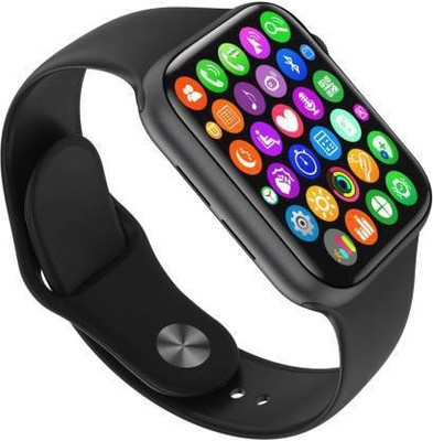 NKL Smartwatch 024 Series 7 Bluetooth Look Men(Black Strap, Size : FREE)