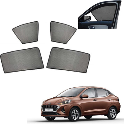 KOZDIKO Side Window Sun Shade For Hyundai Aura(Black)