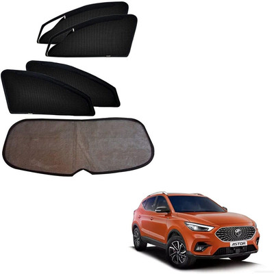 KOZDIKO Side Window, Rear Window Sun Shade For MG Astor(Black)