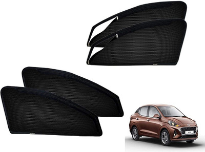 KOZDIKO Side Window Sun Shade For Hyundai Aura(Black)