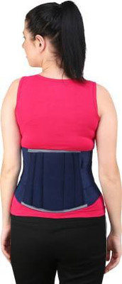 FIDO Lumber Sacral (LS) Belt Contoured Spinal Brace Lower Back Pain Relief Back / Lumbar Support(Blue)