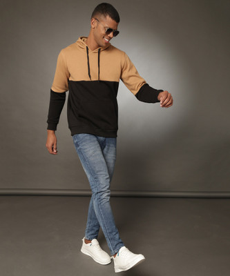 CAMPUS SUTRA Full Sleeve Color Block Men Sweatshirt