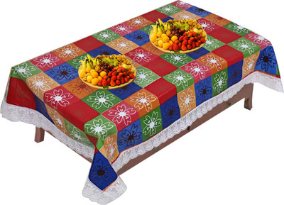 Dasvilla Printed 4 Seater Table Cover(Multicolor, PVC)