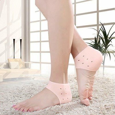 HRT Soft Silicon Gel Half Toe Sleeve Forefoot Pads for Pain Relief SHS29 Heel Support