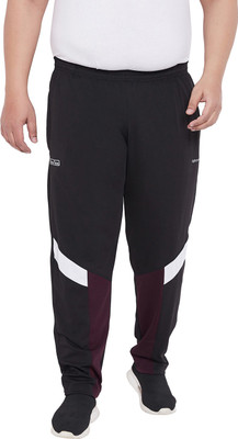 bigbanana Colorblock Men Black Track Pants