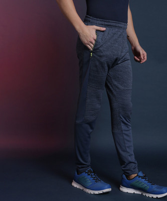 CAMPUS SUTRA Colorblock Men Grey Track Pants
