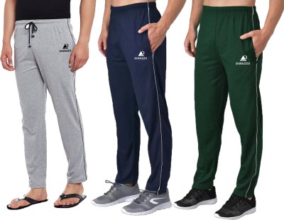 Diwazzo Solid Men Grey, Dark Blue, Dark Green Track Pants