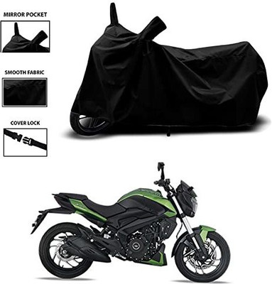 KEDIT Two Wheeler Cover for Universal For Bike(Dominar 400, Black)