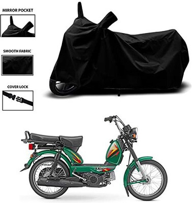 KEDIT Two Wheeler Cover for TVS(Heavy Duty, Black)