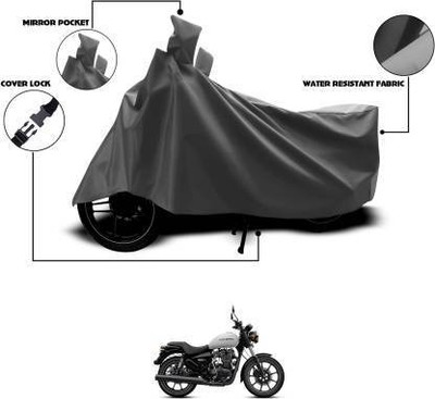 THE REAL ARV Waterproof Two Wheeler Cover for Royal Enfield(Thunderbird 500, Grey)