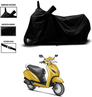 KEDIT Two Wheeler Cover for Honda(Activa 3G, Black)