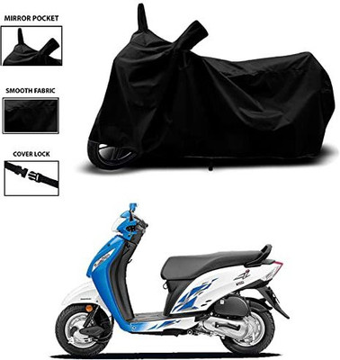 KEDIT Two Wheeler Cover for Honda(Activa i, Black)