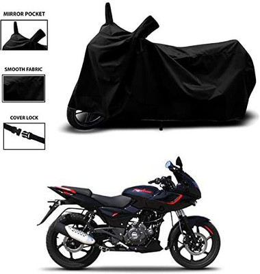 KEDIT Two Wheeler Cover for Bajaj(Pulsar NS200 BS6, Black)