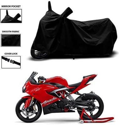 KEDIT Two Wheeler Cover for TVS(Apache RR 310, Black)