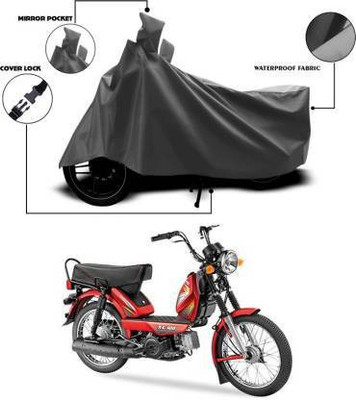 THE REAL ARV Waterproof Two Wheeler Cover for TVS(Heavy Duty Super XL, Grey)