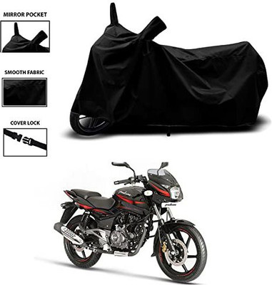 KEDIT Two Wheeler Cover for Bajaj(Pulsar 180 DTS-i, Black)