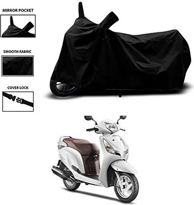 KEDIT Two Wheeler Cover for Honda(Activa 4G, Black)