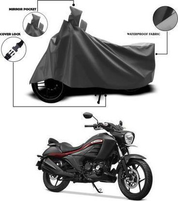 APNEK Waterproof Two Wheeler Cover for Suzuki(Intruder, Grey)