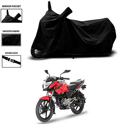 KEDIT Two Wheeler Cover for Bajaj(Pulsar 135 LS DTS-i, Black)