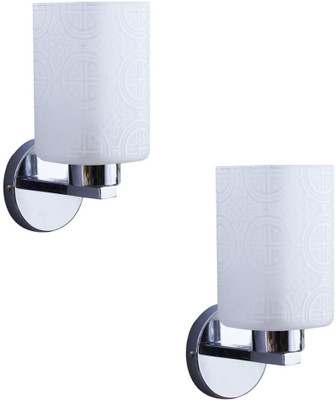 DENICRAAS Uplight Wall Lamp Without Bulb(Pack of 2)