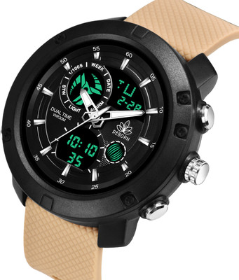 ZEKU 9063 Cream 9063 Cream A1 Analog-Digital Watch  - For Men
