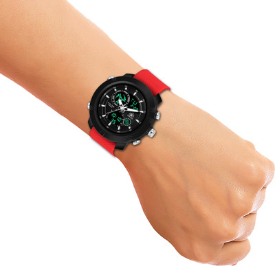 ZEKU 9063 Red 9063 Red A1 Analog Watch  - For Men