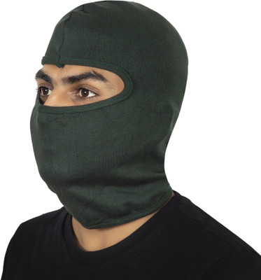IM UNIQUE Black Helmet Skull Cap for Men & Women(Size: Free,  Balaclava)