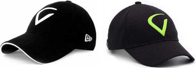 HMOGOVON Solid Sports/Regular Cap Cap(Pack of 2)