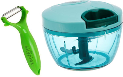 Skyplex Vegetables and Fruits Chopper with Sharp Blade Peeler Combo, Chopper & Peeler Vegetable & Fruit Chopper(Chopper & Peeler)