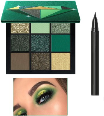 GFSU EYESHADOW WITH EYE LINER EYE MAKEUP SET COMBO(2 Items in the set)