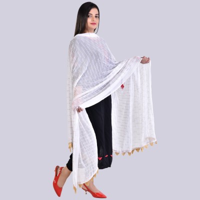 ufashion Chiffon Self Design Women Dupatta