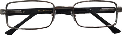 S.U.S Eyewear Full Rim (+3.50) Rectangle Reading Glasses(135 mm)