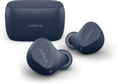 Jabra Elite 4 Active with Active Noise Cancellation Bluetooth Headset(Navy, True Wireless)