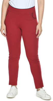 Priya Point Red Jegging(Solid)