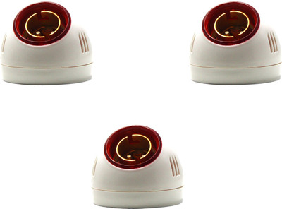 Electro Factory Fancy Ring Angle Bulb Holder Plastic Light Socket(Pack of 3)