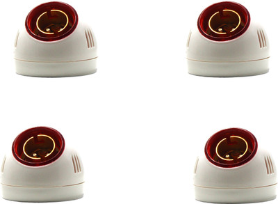 JELECTRICALS Fancy Ring Angle Bulb Holder Plastic Light Socket(Pack of 4)