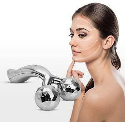 luzzo 3D Manual Roller Massager 3D Manual Roller Massager Massager(Silver)