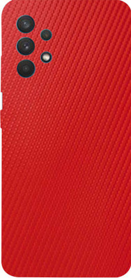 TJ CREATION SAMSUNG Galaxy M32 5G Mobile Skin(Ultra Super Red Carbon Fiber With High Matte Finish.)