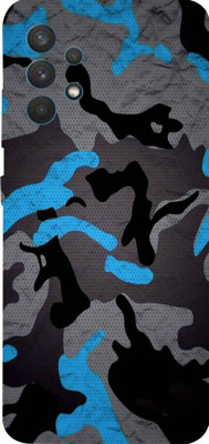 BUGGU Samsung Galaxy A32 Mobile Skin(Ultra Super Camouflage Blue Skin With High Matte Finish.)