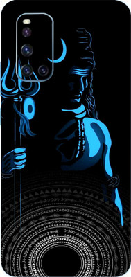Mclaxa Skin For Vivo V19 mobile back skin, Shiv Shakti Mobile Skin(Shiv Shakti Skin With Super Matte Finish)