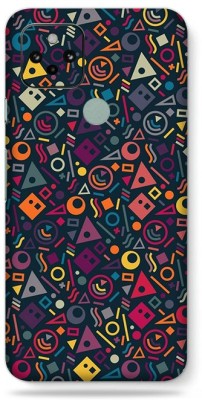 Satisfactory Google Pixel 5 Mobile Back Skin Mobile Skin(Multicolor)