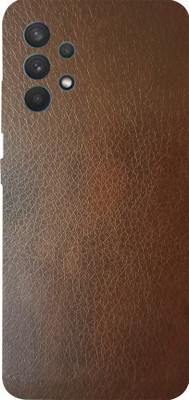 BUGGU Samsung Galaxy A32 Mobile Skin(Ultra Super Brown Leather Skin With High Matte Finish.)