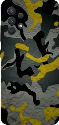 BUGGU Samsung Galaxy A32 Mobile Skin(Ultra Super Camouflage Yellow Skin With High Matte Finish.)