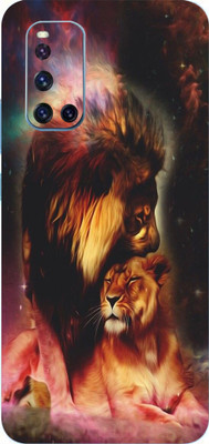 Mclaxa Skin For Vivo V19 mobile back skin, King of Nature Mobile Skin(Multicolor)