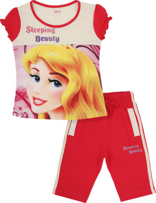 PROTEENS Girls Printed Multicolor Top & Pyjama Set