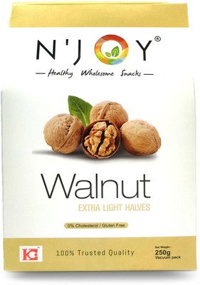 N'Joy Walnut Kernels Whole (Sabut Akhrot Giri) Gola Walnuts(1 x 250 g)