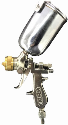 vineetvictor Victor spraygyn 1/2 pint Air Assisted Sprayer(Silver)