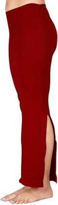 Online Generation Slim Fit Saree Shapewear MAROON 01 Lycra Blend, Nylon Blend Petticoat(Free)